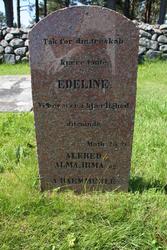 Gamle frøken Larssøn paa Mærdø er død, og hændes hus er stæn