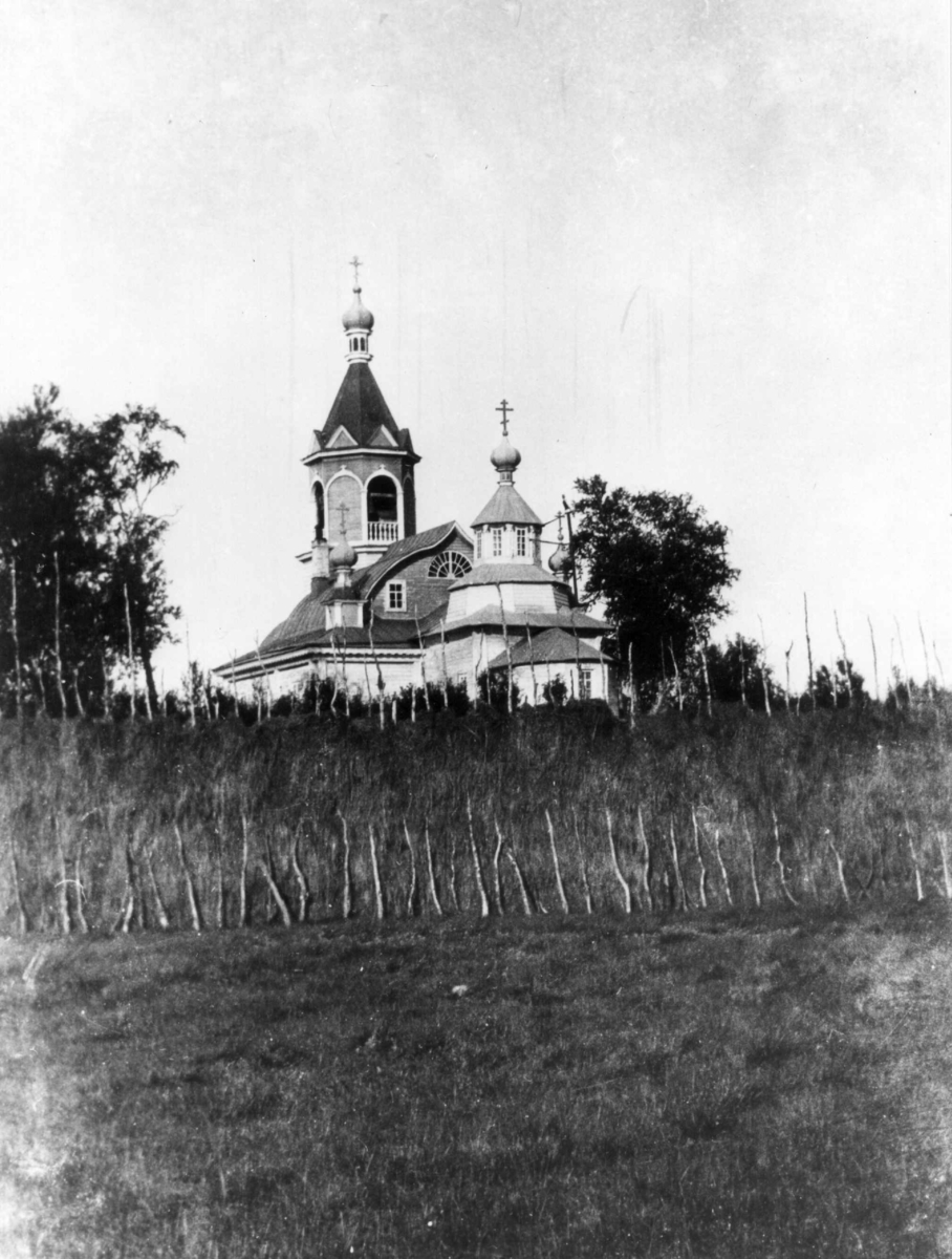 Klosterkirken i Petsjenga (Petsamo). Russland.