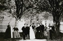 Gruppe, på gården Moen, Kviteseid, eid av propietær og landh