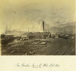 South Alloa, Skottland, 1867, bedrift ved havn, antatt impor