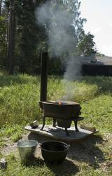 Levendegjøring på museum.Ferieskolen uke 31 i 2006. Norsk F