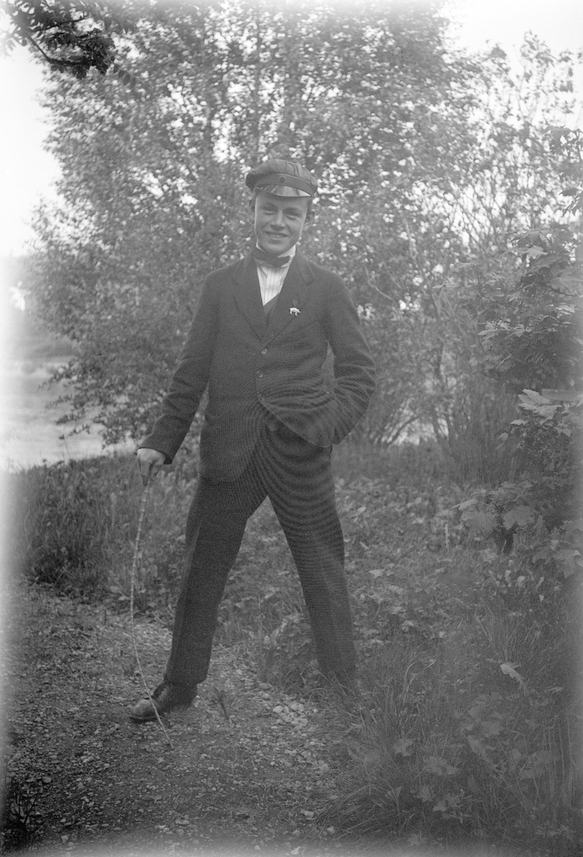 Bjarne Arentz som russ i 1921.