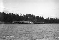 Avfotografert postkort. Bygdø Sjøbad.