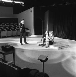 Nationaltheatret, Oslo juni 1964. Prøver.