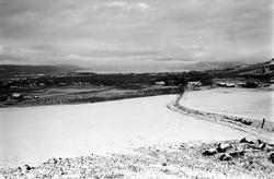 Snø i mai, Norge, 18.05.1965. Jorder med snø.