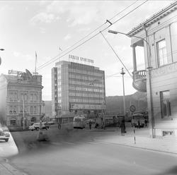 Drammen, august 1962. Drammensdagen. Bybilde.