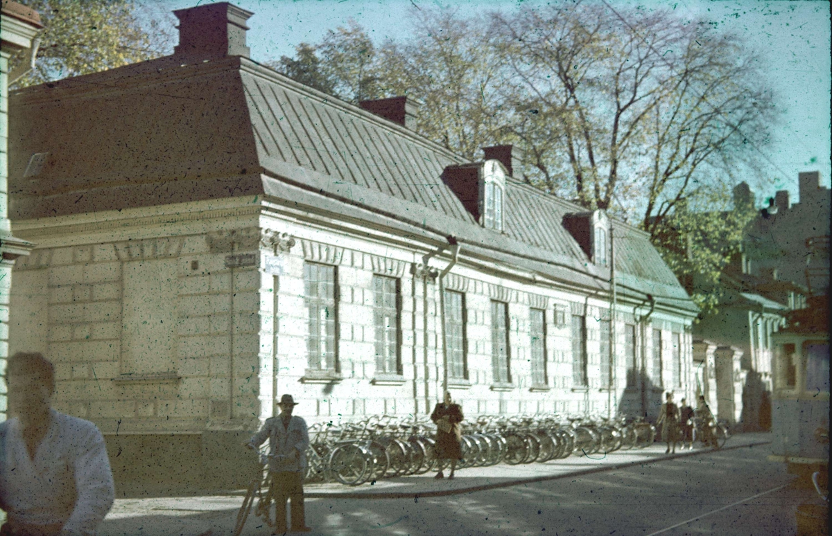 de Geerska gården i kvarteret Pantern, Kungsängsgatan, Uppsala 1945 - 1950