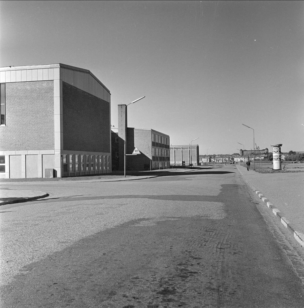 Brantingsskolan i kvarteret Tråget i Sala backe, Uppsala 1959