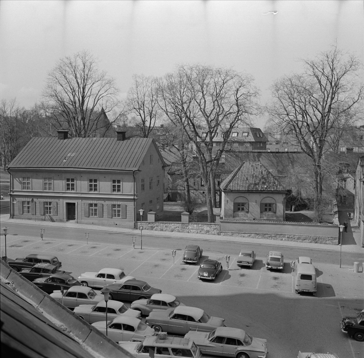 S:t Eriks torg, Schefferus bibliotek och huset för Kungliga Vetenskaps-Societeten, kvarteret Disa, Fjärdingen, Uppsala