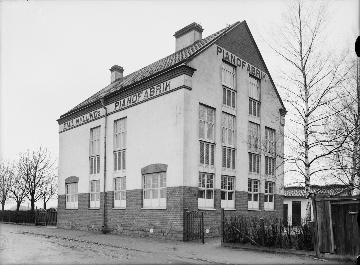 Pianofabriken Nylund & Son, Strandbodgatan 17, Uppsala 1933