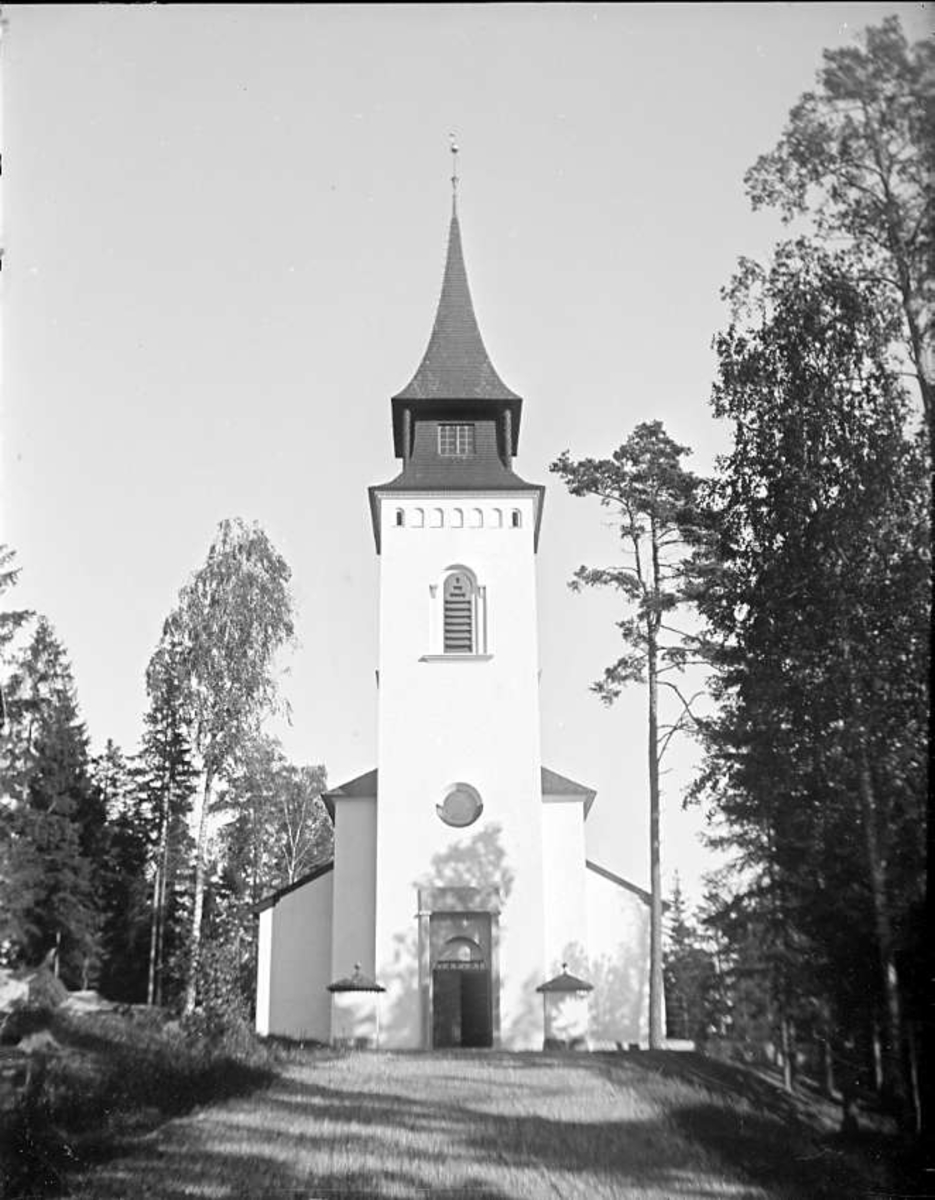 Boo kyrka, Boo socken, Uppland september 1923
