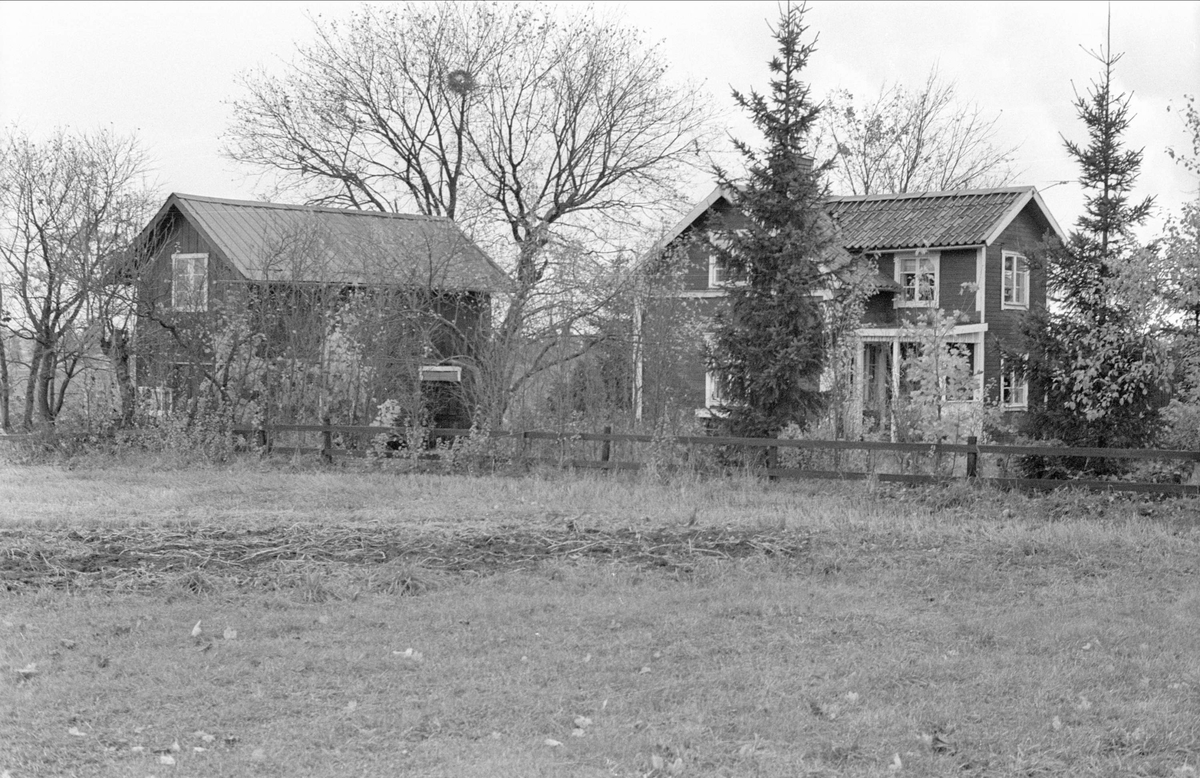 Uthus och bostadshus, Fullerö 21:35, Trekanten, Gamla Uppsala socken, Uppland 1978
