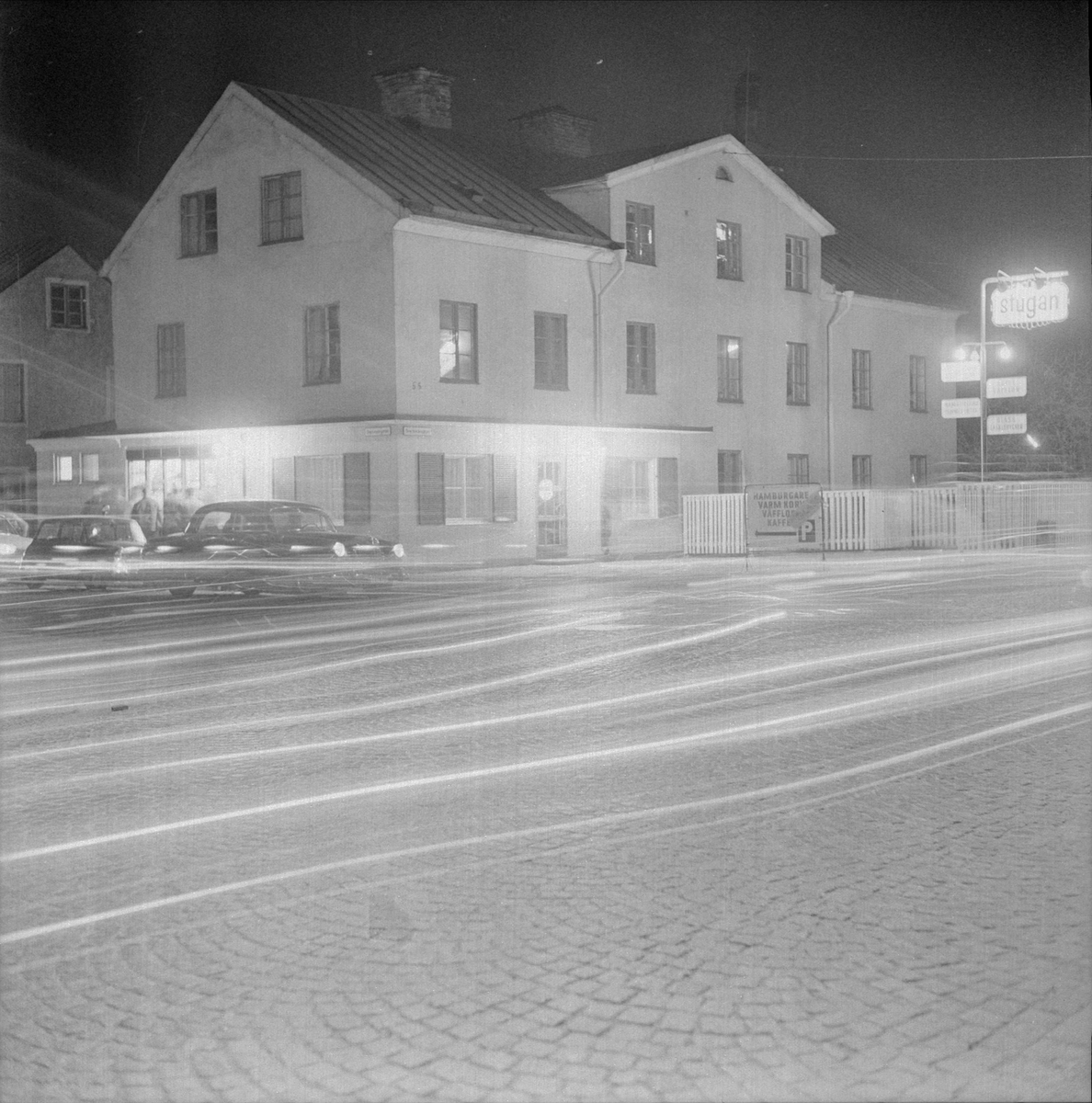 "Stritan" - Svartbäcksgatan på kvällen