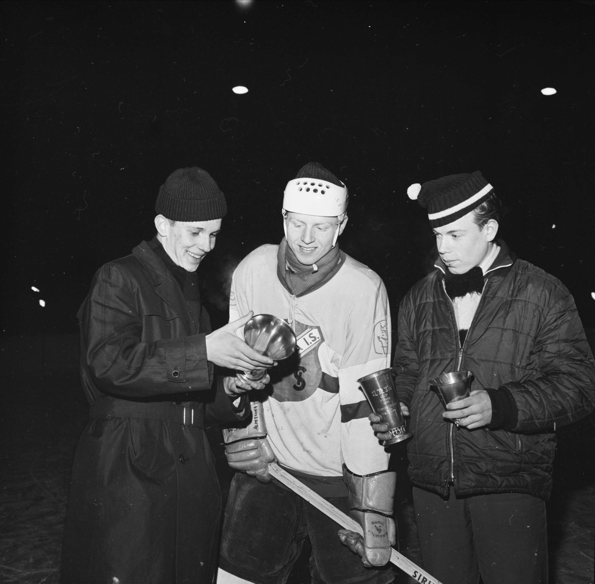 Ishockeyspelare från Almtuna IS med idrottspriser, Uppsala 1962
