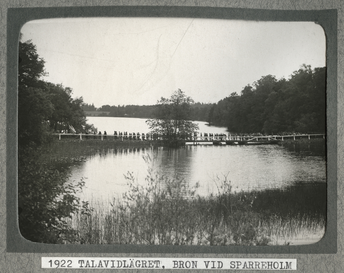 "1922 Talavidlägret, bron vid Sparreholm"