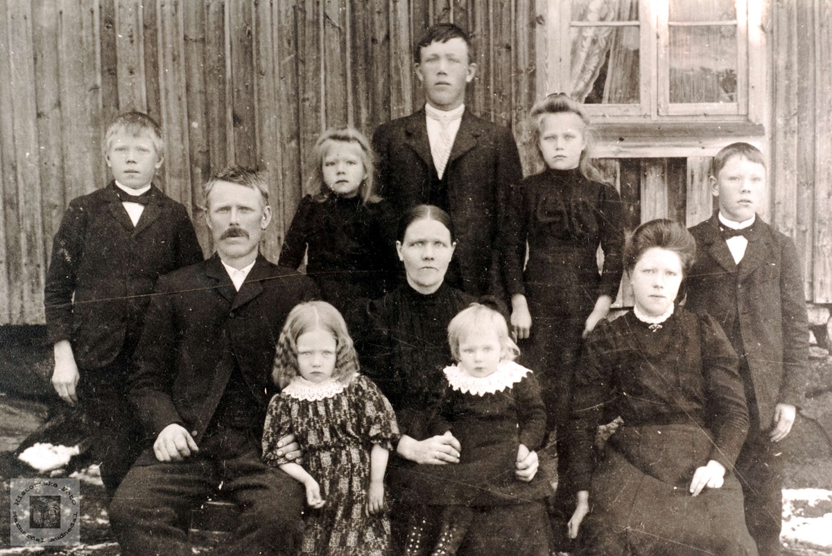 Familien Høyland, Grindheim.
