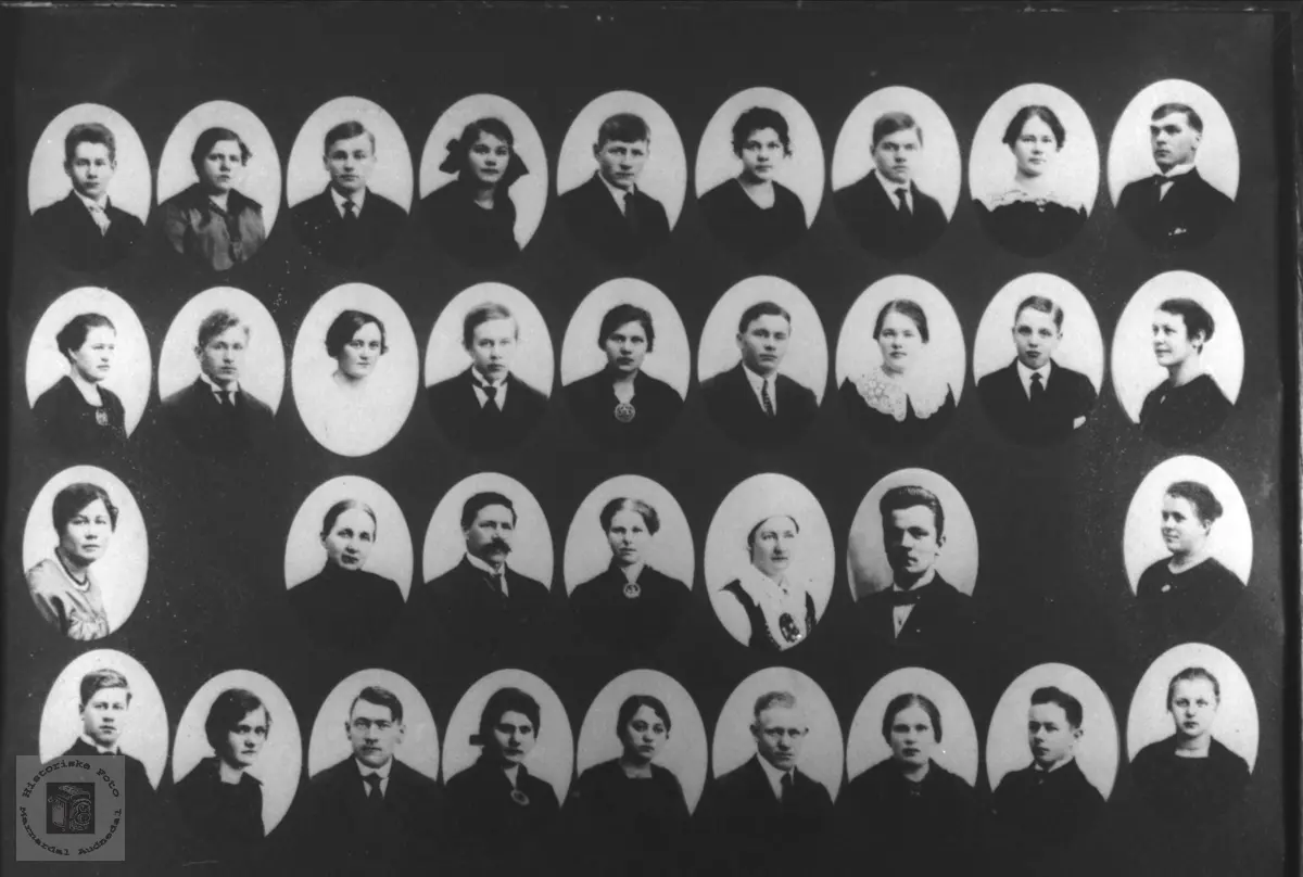 Elever ved Marnar Folkehøgskole 1919-1920