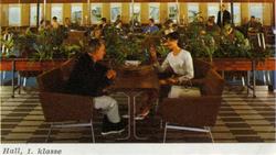 Passasjerfergen M/S 'Akershus', - Bilder av interiør og pass