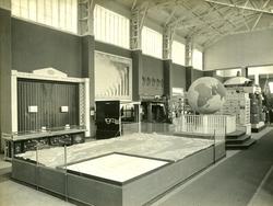 Parti av felleshallen for sjøfart og fiskeri. - Jubileumsuts