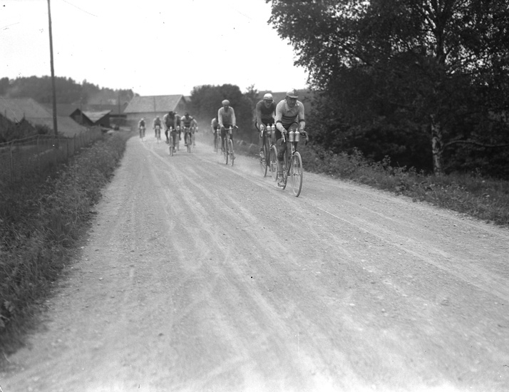 Cykellopp i Munkedal på 1930-talet