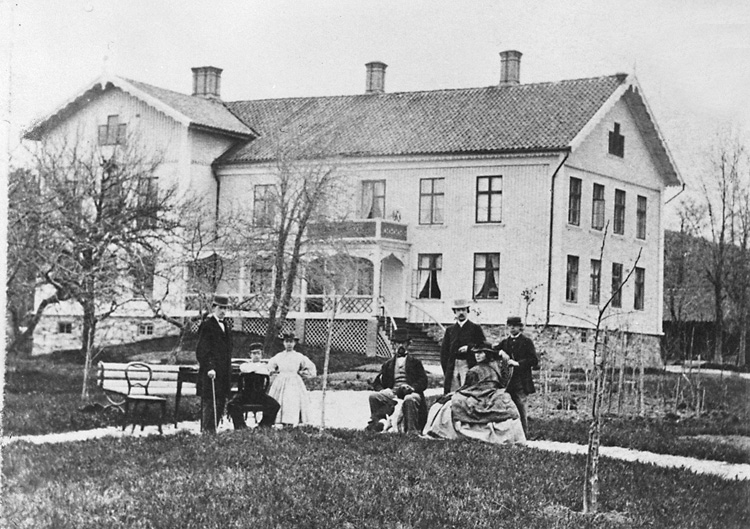 Manbyggnaden på Samneröds gård 1860-talet