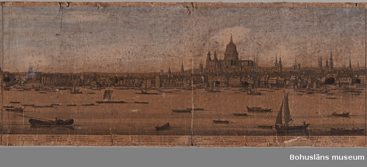 Utsikt över London från 1749