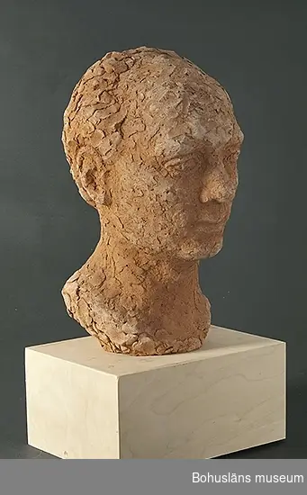 Montering/ram: Se vårdblankett, Skulptur föreställande manshuvud med titeln "Målaren".
Gåvan omfattar UM019982-UM019992