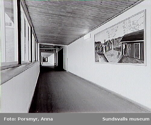 Dokumentation av f.d. Sidsjöns sjukhus, Sundsvall inför puplikation och utställning, producerade 1993.