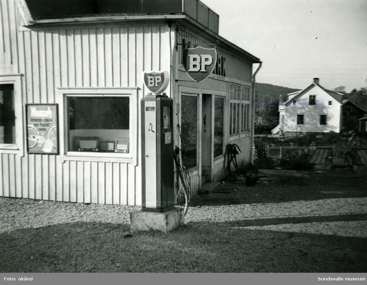 BP-stationen Alnö Vi, Brovägen.