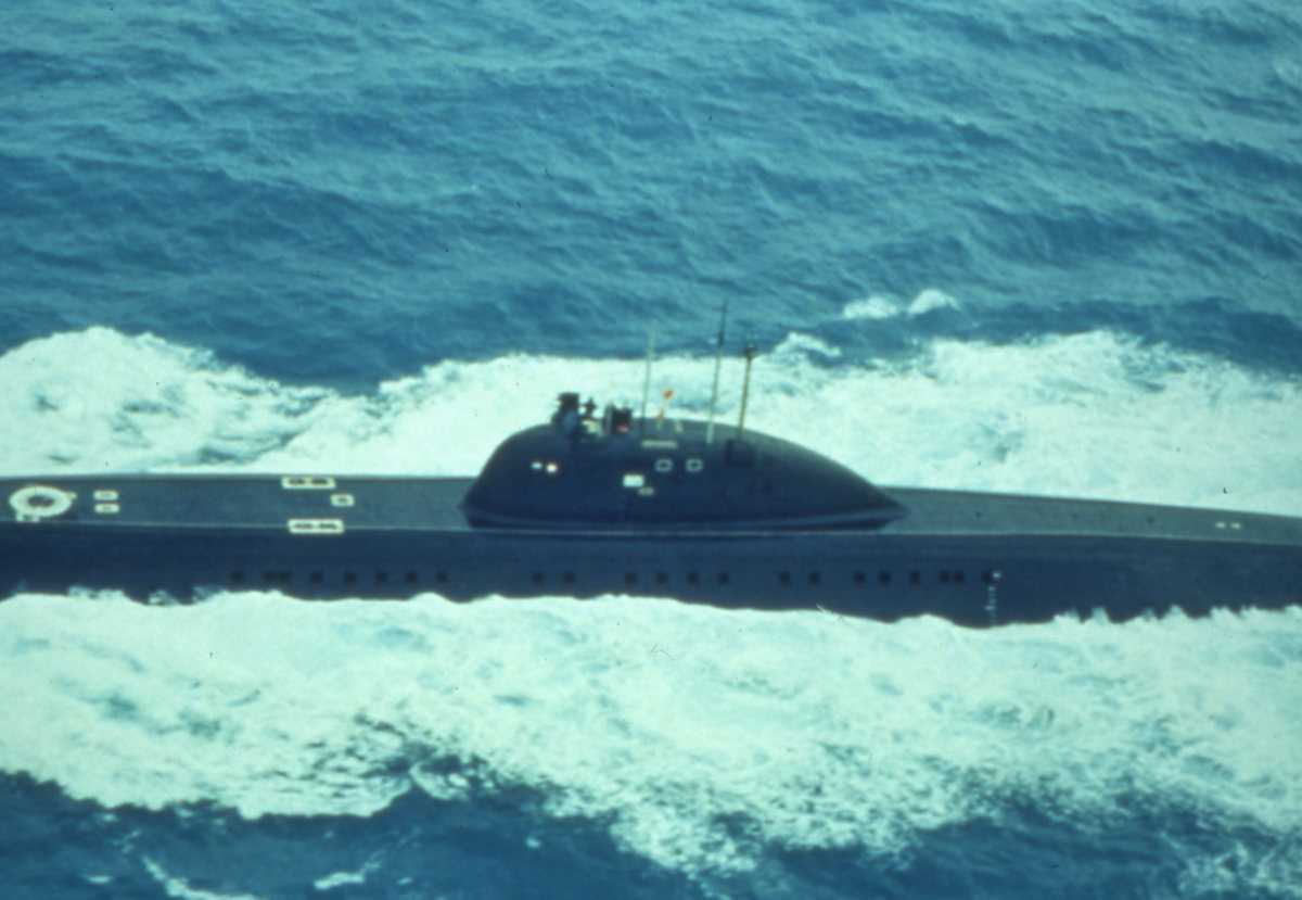 Russisk ubåt av Viktor - klassen.