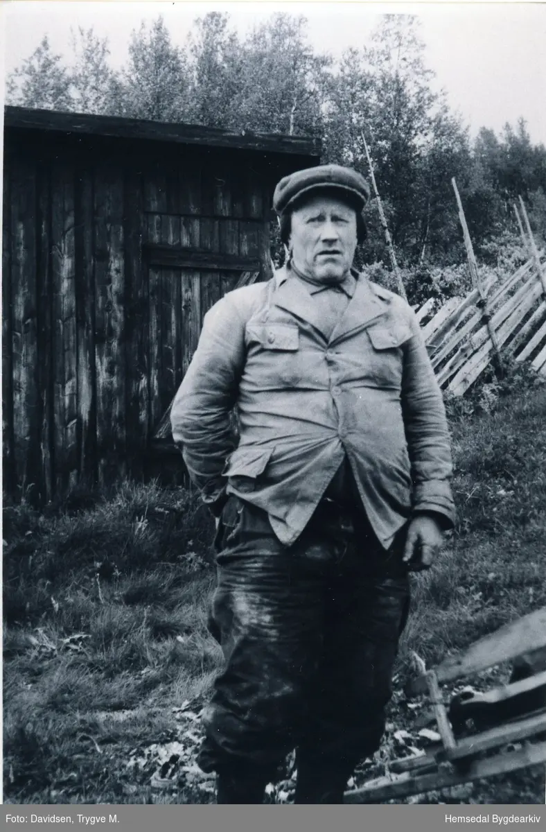 Knut Bakko (Resabakko)  i Hemsedal i 1950.
