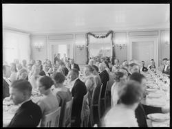 Fra bryllupsmiddag og festmiddag, antakelig på Borregaard Ho