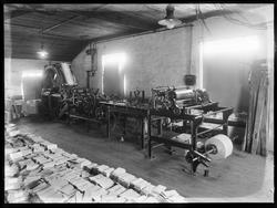 Sarpsborg Pap og Papirindustri A/S, etablert 1914. Framstill