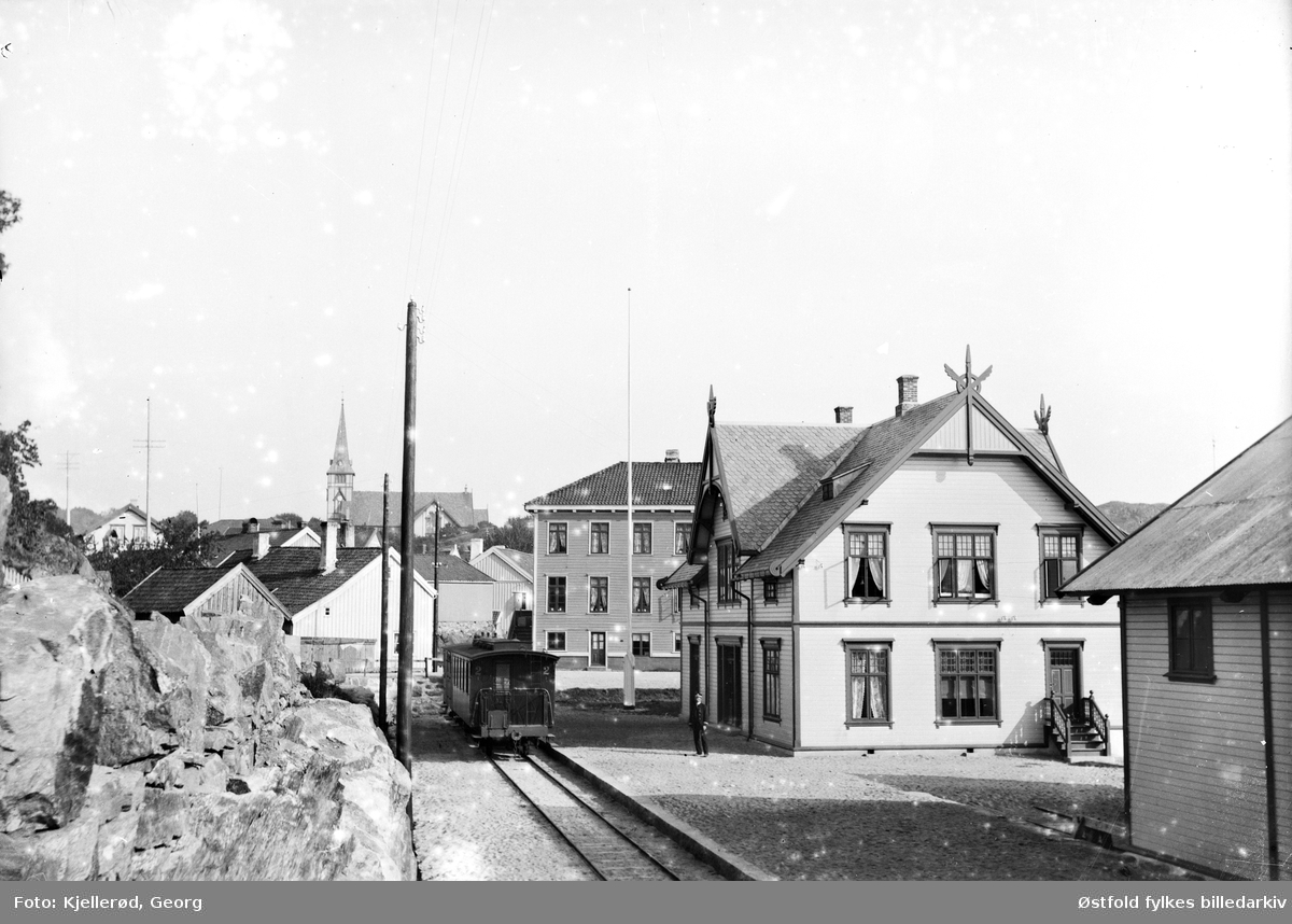 Grimstad jernbanestasjon.