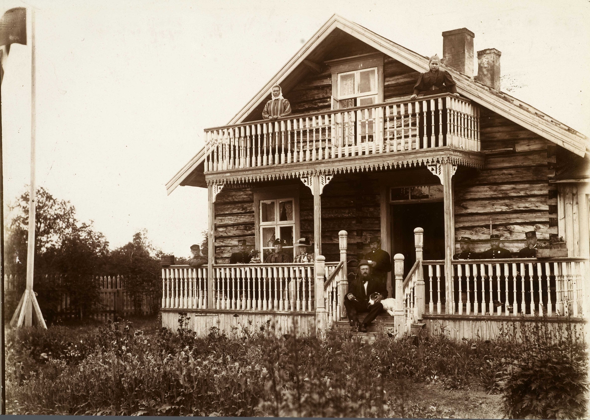 GRENSERYDNINGEN,1896-97: kaffesene hos lensmand Parelius på Aleknjarg.