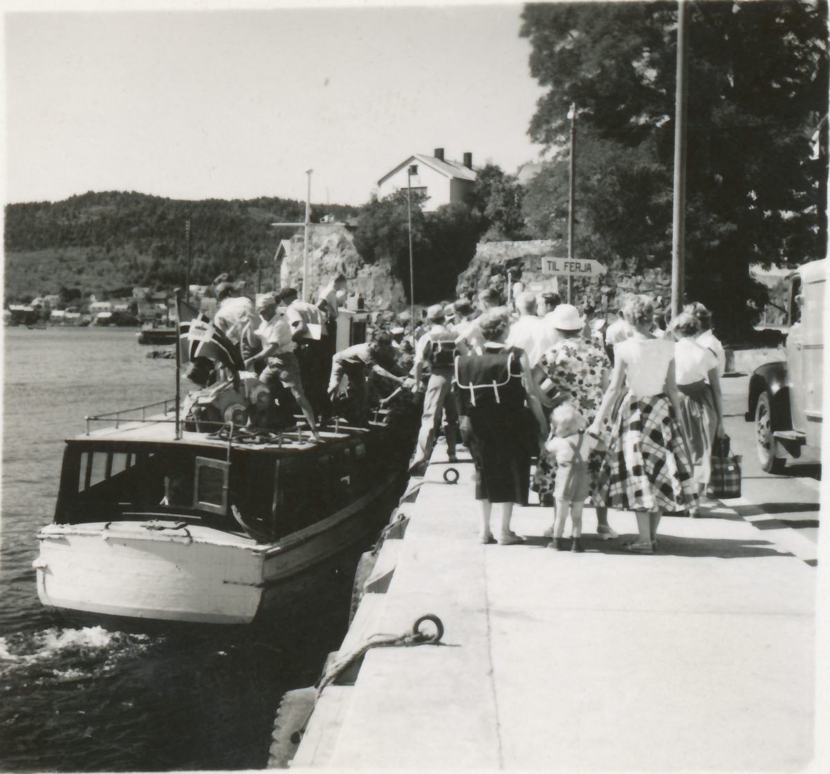 Fjordbuss, Brevik, 1950-tallet