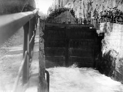 Løveid Kanal. Tatt i forbindelse med Kristiania Haandverker 