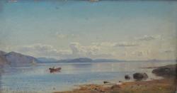 Udenfor Hardanger [Oljemaleri]