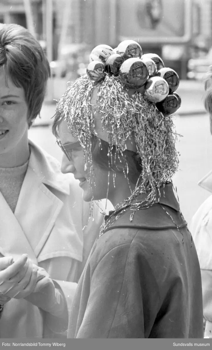 Hattparaden i Sundsvall 1961.