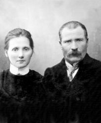 Portrett av ukjent par