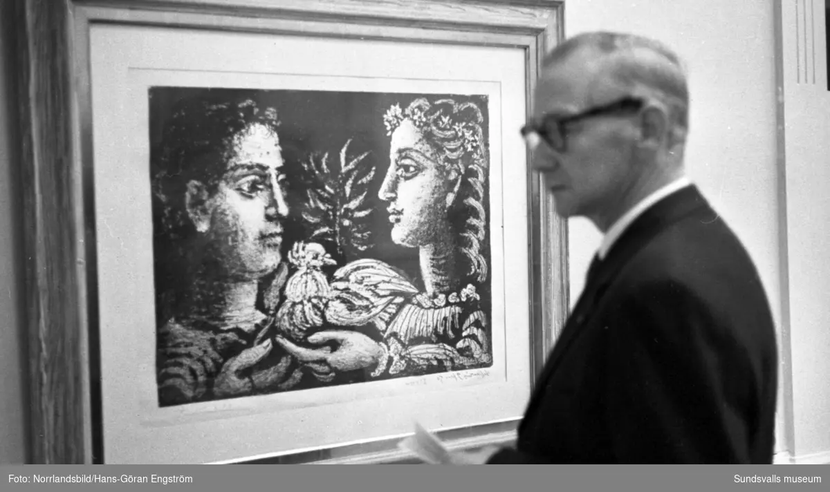 Picassoutställning på Sundsvalls museum.