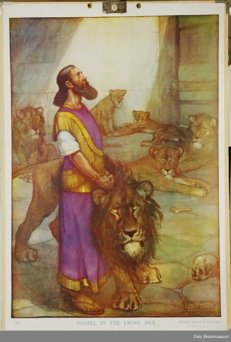 Bibelhistorie: Daniel i løvens hule.