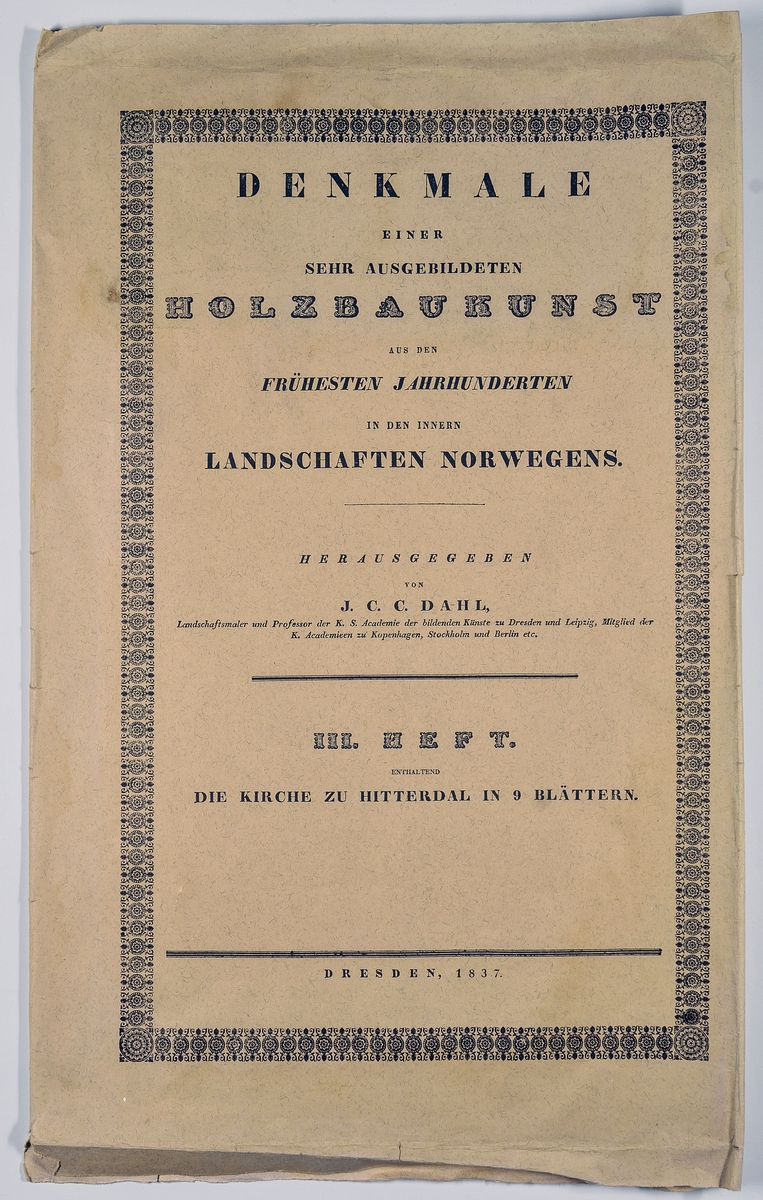 Tegning Trøndelag Folkemuseum / DigitaltMuseum