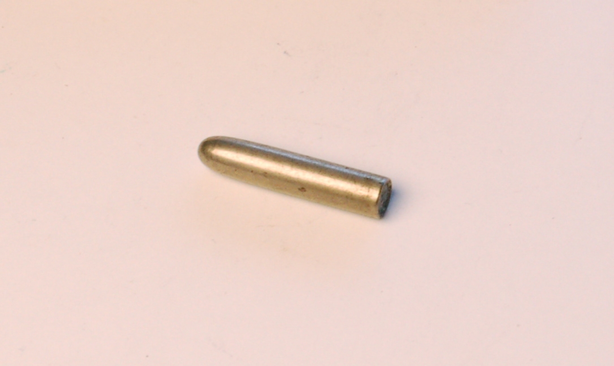 Rørformet 10,1 gr. blymantlet kule til Cal. 6,5 mm.