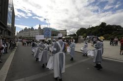 Fotodokumentasjon av Homoparaden 2008. Mennesker, opptog, pa