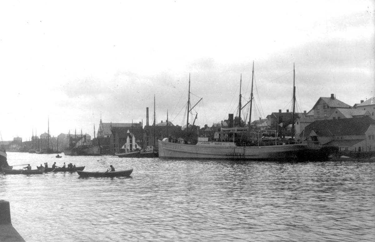 Dampskip - Båter - Havn.