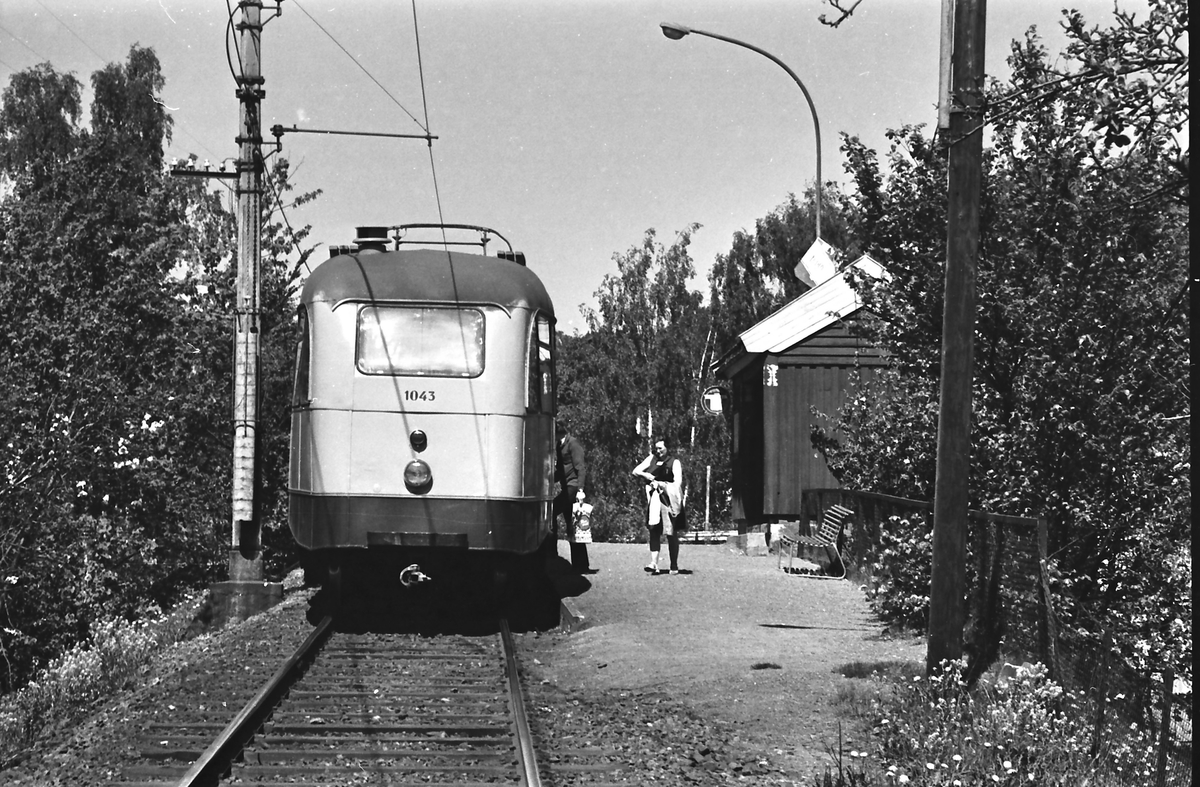 Ekebergbanen, Oslo Sporveier. Vogn 1043.