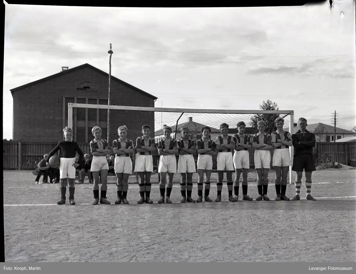 Unge fotballspillere på Steinkjer