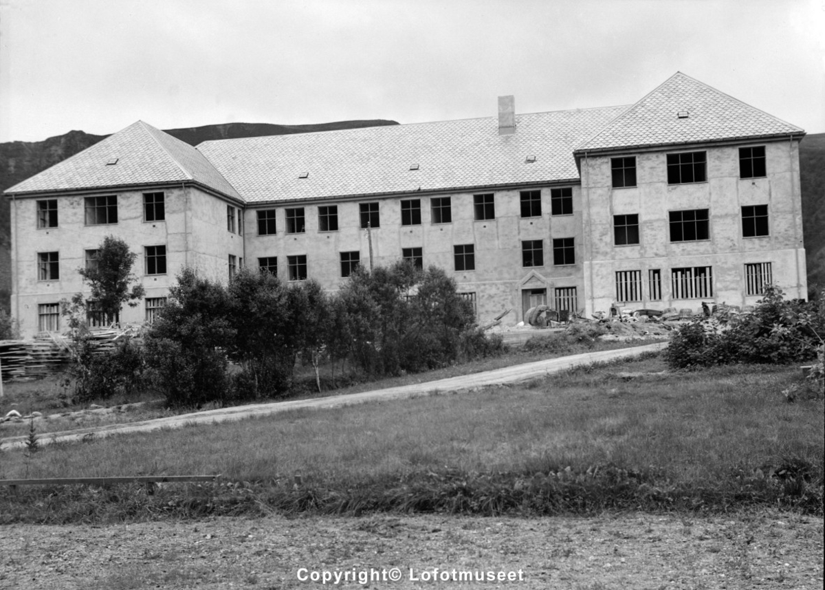 Stokmarknes gamle sykehus, Stokmarknes. - Museum Nord / DigitaltMuseum