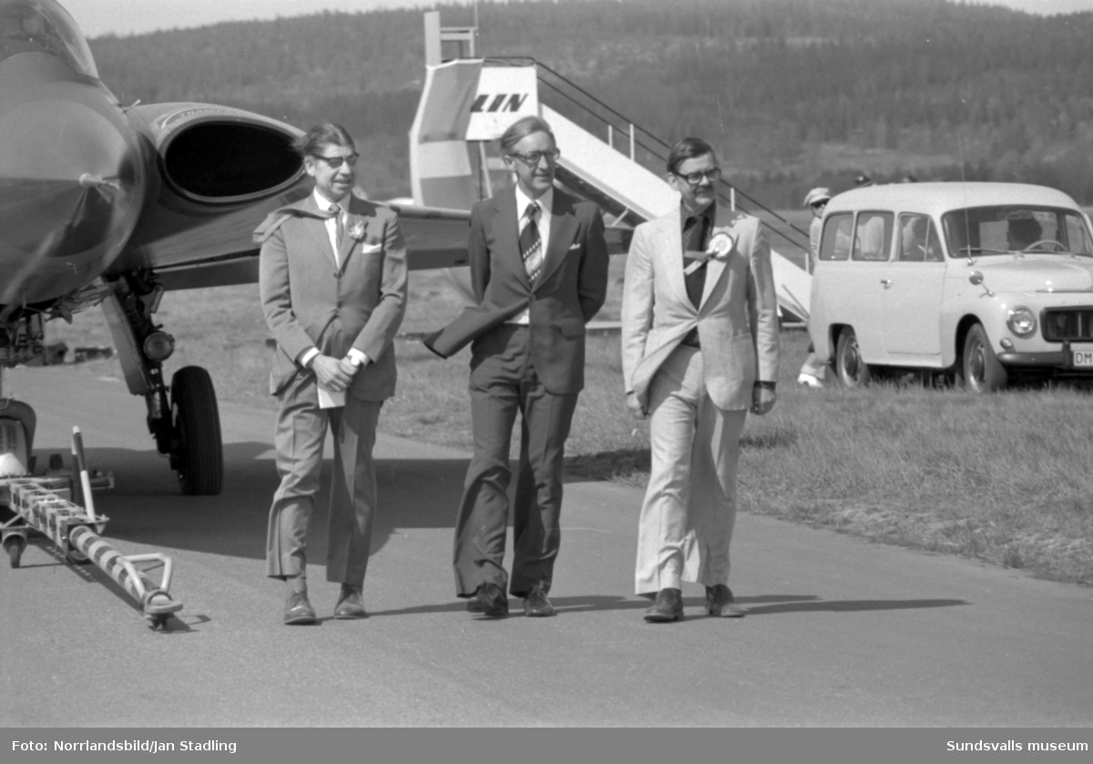 Sundsvalls Flygsällskaps 40-årsjubileum på Midlanda.